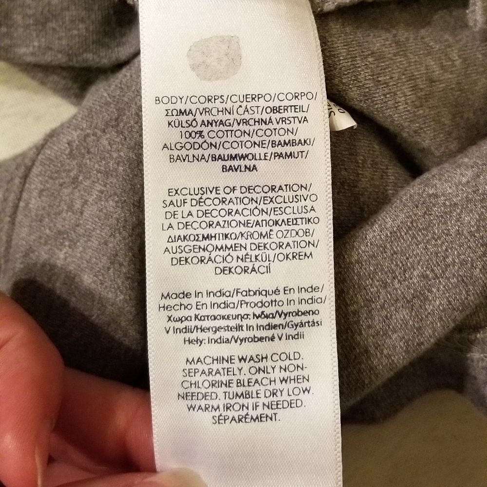 Men's Chaps Grey Polo Size XL - Picture 6 of 6